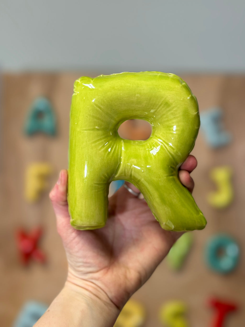 Ceramic Balloon Letter D