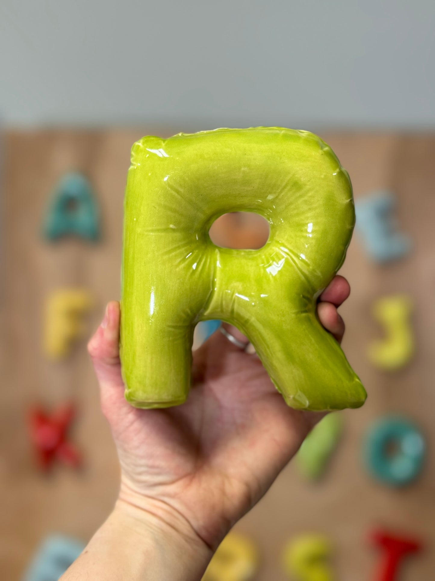 Ceramic Balloon Letter I