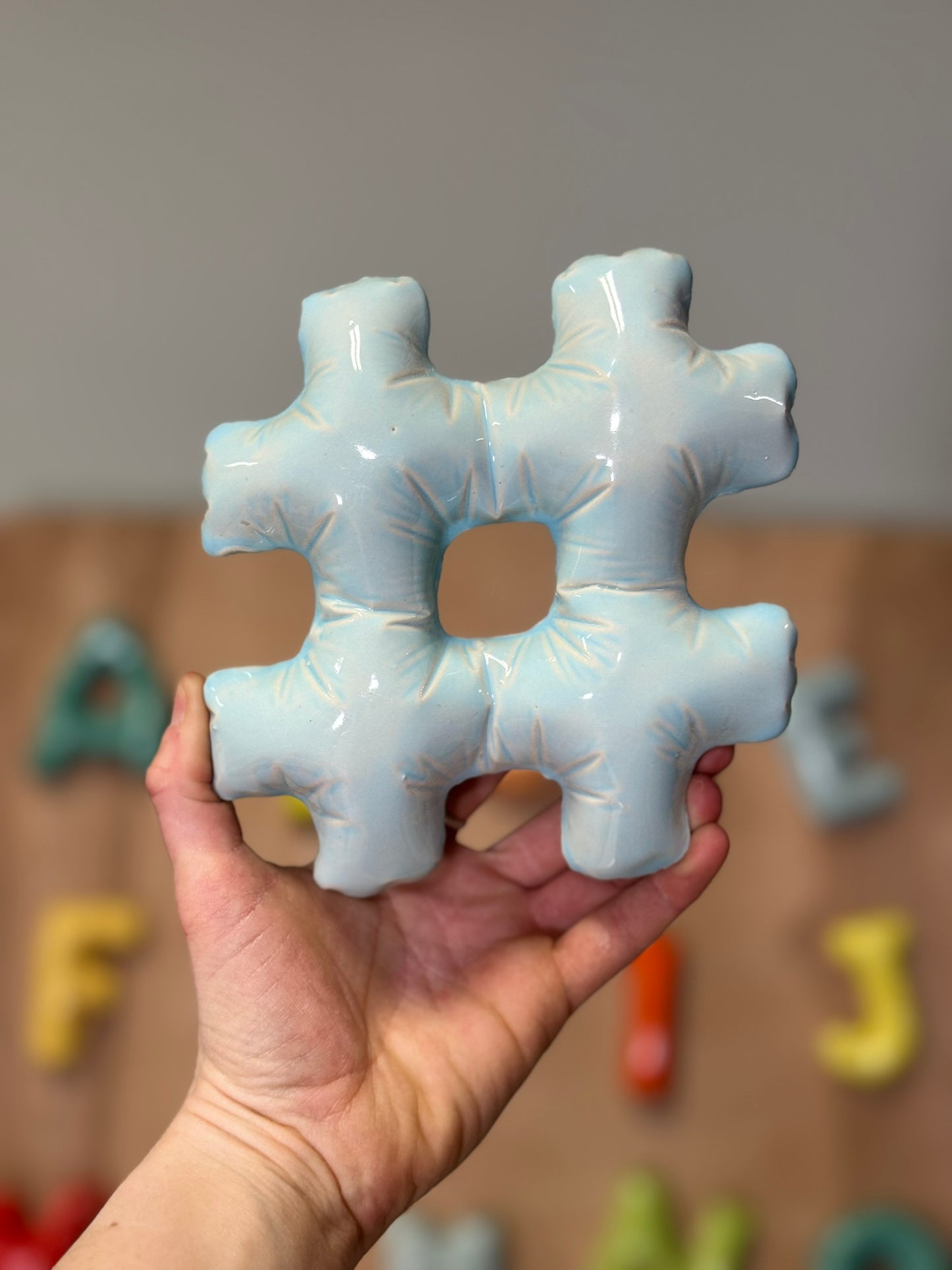 Ceramic Balloon Letter I