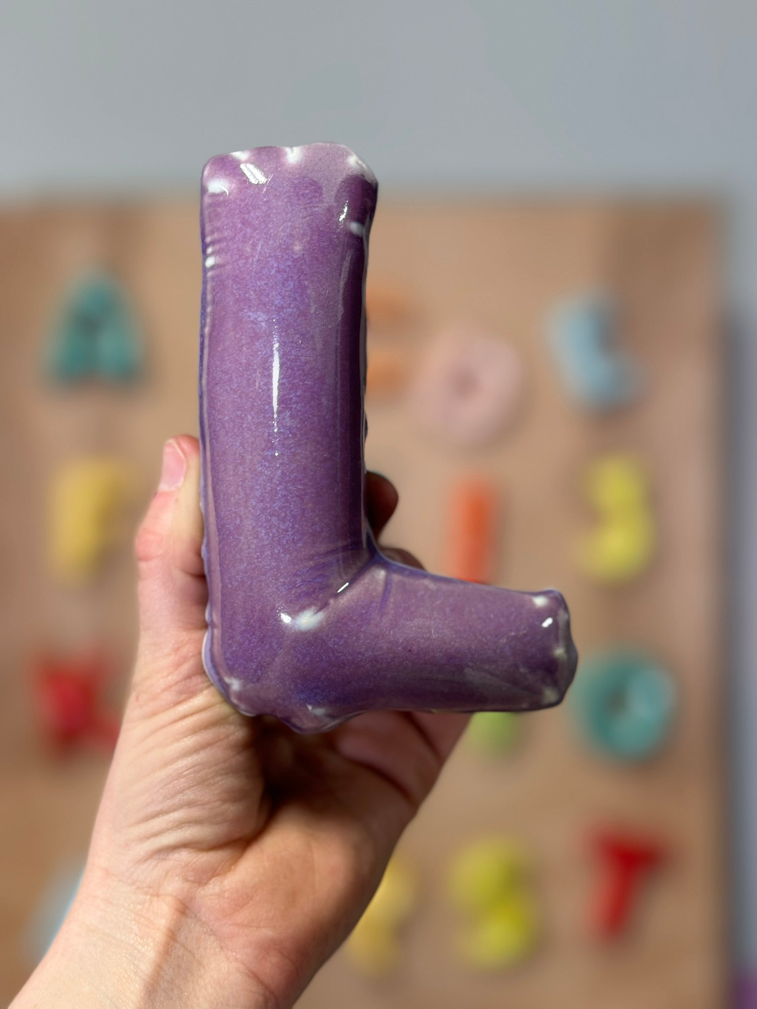 Ceramic Balloon Letter D